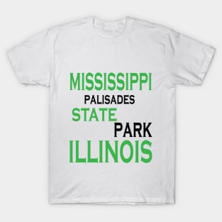 mississippi palisades state park illinois T-Shirt